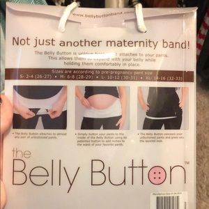 Belly button band- black- gently used- large